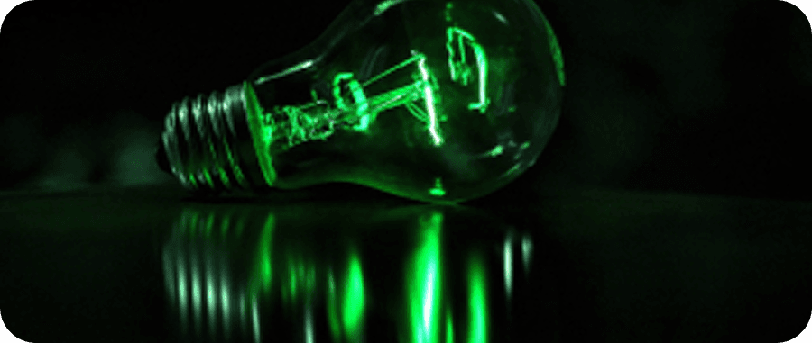 녹색 전구